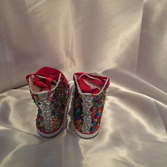 New Custom Rhinestone sneakers. - Picture 3 of 4